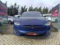 Usado Tesla Model X Long Range AWD 411 kW (560 HP) 2020 Azul escuro SUV