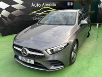 Usado Mercedes A180 AMG line 115 HP (84 kW) 2019 Cinza Sedan