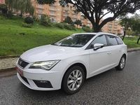 Usado Seat Leon ST 115 HP (84 kW) 2018 Branco Carrinha