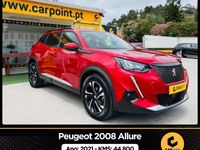 Usado Peugeot 2008 Allure 102 HP (75 kW) 2021 Vermelho SUV