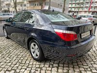Usado BMW 520 163 HP (119 kW) 2007 Azul Sedan
