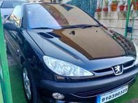 Usado Peugeot 206 109 HP (80 kW) 2001 Preto Cabrios