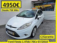 Usado Ford Fiesta 70 HP (51 kW) 2010 Branco Sedan