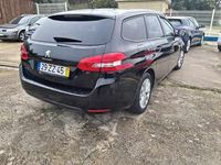 Usado Peugeot 308 SW 120 HP (88 kW) 2020 Preto Carrinha