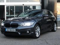 Usado BMW 116 Sport Line 116 HP (85 kW) 2016 Cinzento Citadino
