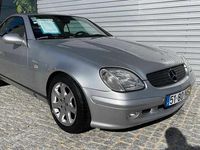 Usado Mercedes SLK200 136 HP (100 kW) 1999 Cinzento Cabrios