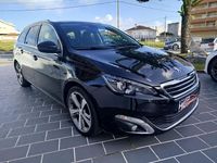 Usado Peugeot 308 Allure 120 HP (88 kW) 2015 Preto Carrinha