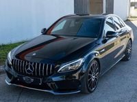 Usado Mercedes C180 AMG line 116 HP (85 kW) 2015 Preto Sedan