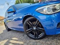 Usado BMW 118 143 HP (105 kW) 2015 Azul Citadino