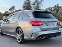 Usado Mercedes C220 AMG line 170 HP (125 kW) 2015 Cinza Carrinha
