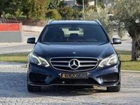Usado Mercedes E250 Avantgarde 204 HP (150 kW) 2014 Azul escuro Carrinha