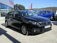 Usado Peugeot 308 SW 130 HP (95 kW) 2018 Preto Carrinha