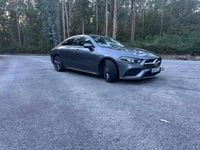 Usado Mercedes CLA180 AMG line 116 HP (85 kW) 2021 Cinzento Sedan