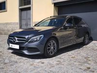 Usado Mercedes C200 Avantgarde 136 HP (100 kW) 2015 Cinza escuro Carrinha