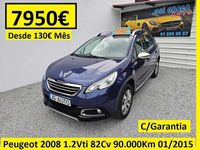 Usado Peugeot 2008 Allure 82 HP (60 kW) 2015 Azul SUV