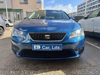 Usado Seat Leon Ecomotive 105 HP (77 kW) 2015 Azul Carrinha
