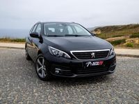 Usado Peugeot 308 SW 130 HP (95 kW) 2018 Preto Carrinha