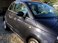 usado Fiat 500 preto gasolina