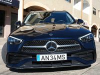 Usado Mercedes C200 AMG line 204 HP (150 kW) 2022 Azul Carrinha