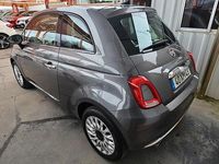 Usado Fiat 500 Lounge 69 HP (50 kW) 2019 Cinza Citadino