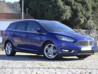 Usado Ford Focus Titanium 125 HP (91 kW) 2017 Azul Carrinha