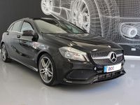 Usado Mercedes A180 AMG line 109 HP (80 kW) 2016 Preto