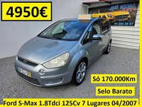 Usado Ford S-MAX S 125 HP (91 kW) 2007 Cinzento Monovolume