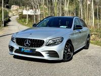 Usado Mercedes C220 AMG line 194 HP (142 kW) 2018 Cinza Carrinha