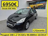 Usado Peugeot 208 Active 82 HP (60 kW) 2014 Preto Citadino