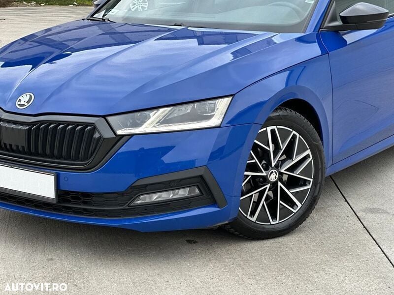 Albastru Utilizat 2021 Skoda Octavia SportLine Berlinǎ | 16.299 EUR (Preț OK) - Imagine 1/4