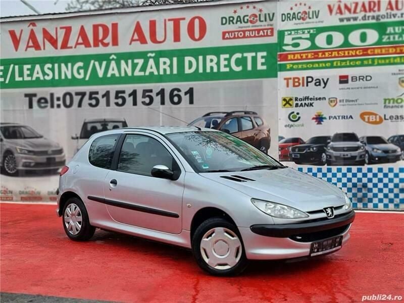 Second-hand Peugeot 206 75 CP (55 kW) 2003 Argintiu Coupe