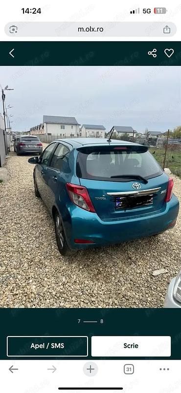 Second-hand Toyota Yaris 73 CP (53 kW) 2011 Berlinǎ