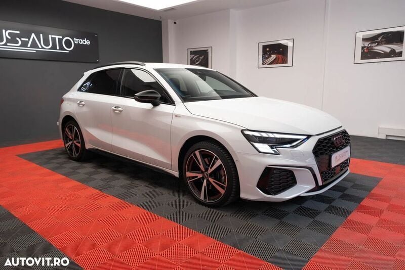 Alb Utilizat 2021 Audi A3 Sportback e-tron S-Line Berlinǎ | 27.900 EUR - Imagine 1/4
