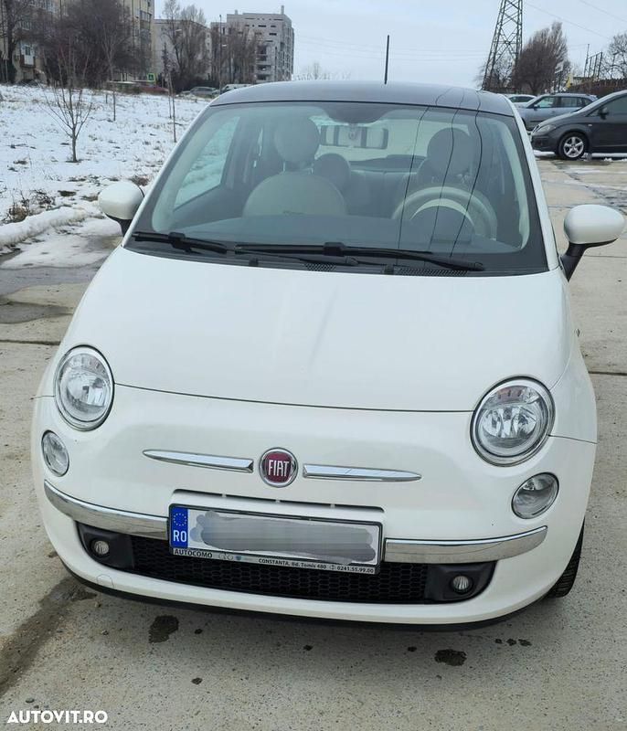 Second-hand Fiat 500 Lounge 69 CP (50 kW) 2015 Culoarealb Hatchback
