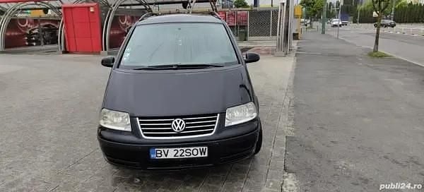 Negru Utilizat 2008 VW Sharan Monovolum | 3.770 EUR (Preț OK) - Imagine 1/4