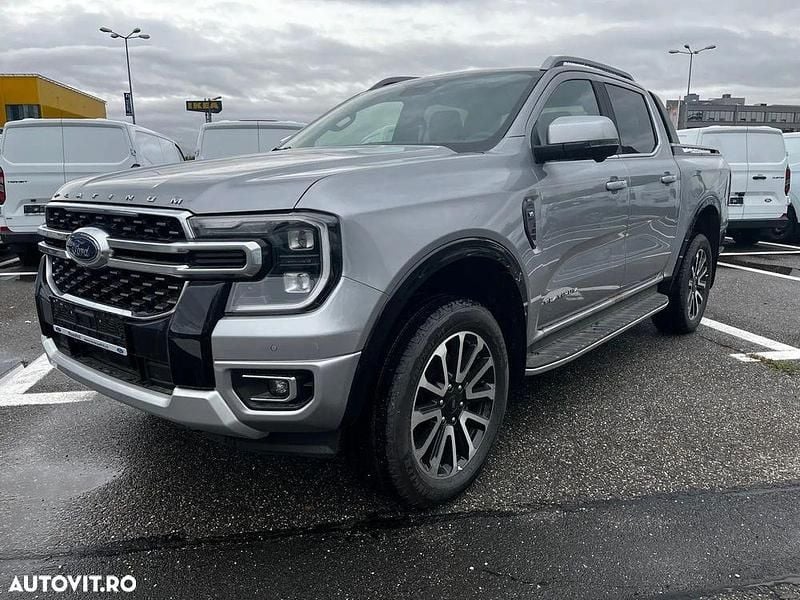 Culoareargint Nouă 2025 Ford Ranger Platinum Pickup | 57.000 EUR (Preț OK) - Imagine 1/4
