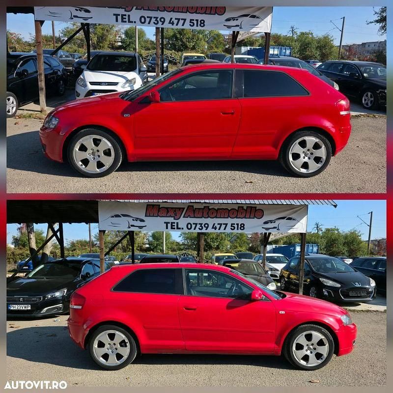 Second-hand Audi A3 140 CP (102 kW) 2005 Culoarerosu Hatchback