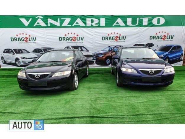 Negru Utilizat 2003 Mazda 6 Berlinǎ | 1.999 EUR (Preț OK) - Imagine 1/4