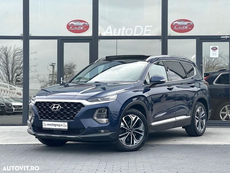 Albastru Utilizat 2019 Hyundai Santa Fe SUV | 23.990 EUR (Puțin scump) - Imagine 1/4