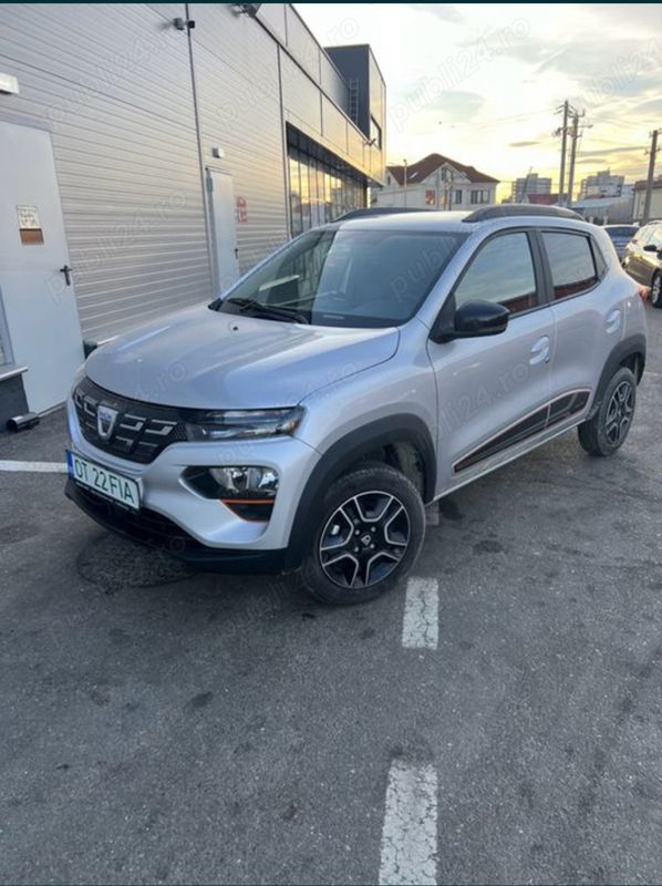Argintiu Utilizat 2022 Dacia Spring Hatchback | 9.700 EUR (Preț OK) - Imagine 1/4