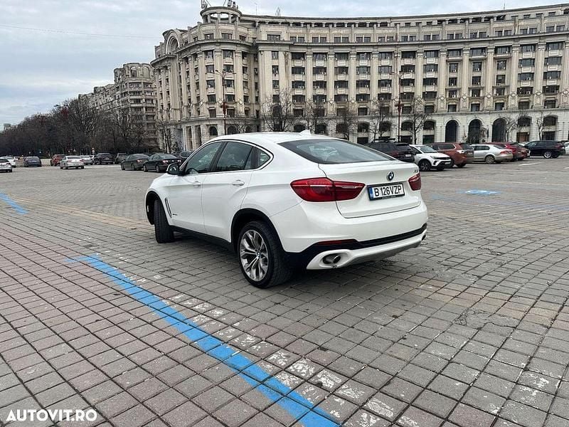 Second-hand BMW X6 258 CP (189 kW) 2015 Culoarealb SUV