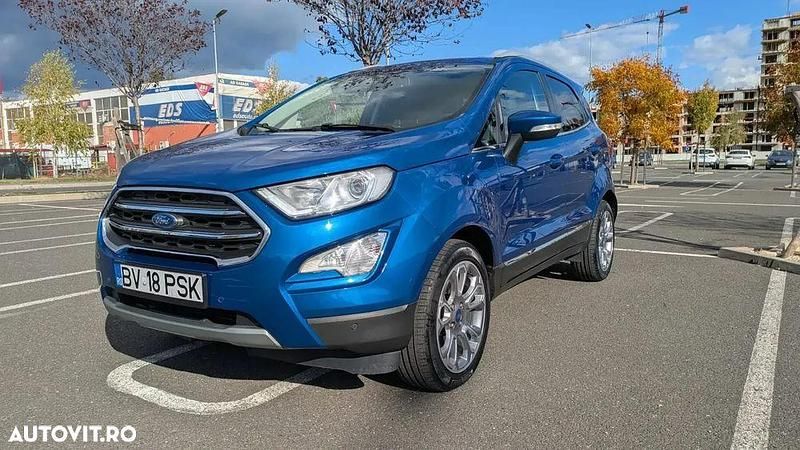 Culoarealbastru Utilizat 2018 Ford Ecosport SUV | 12.749 EUR (Preț OK) - Imagine 1/4