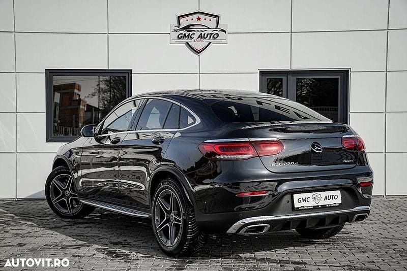 Second-hand Mercedes GLC220 AMG line 194 CP (142 kW) 2019 Culoarenegru Coupe