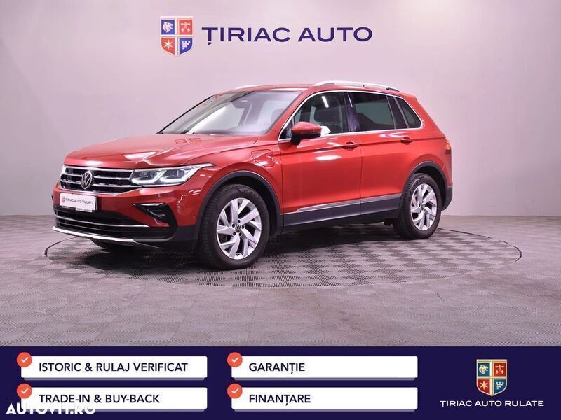 Rosu Utilizat 2021 VW Tiguan SUV | 28.500 EUR (Preț OK) - Imagine 1/4