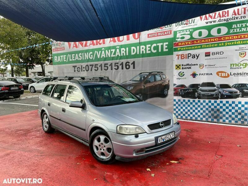 Argintiu Utilizat 2002 Opel Astra Break | 1.699 EUR (Preț bun) - Imagine 1/4
