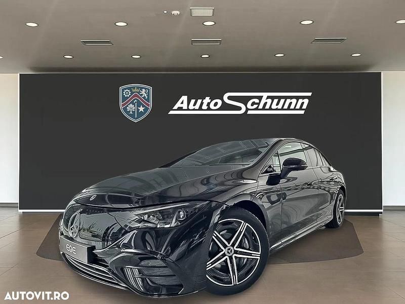 Negru Utilizat 2022 Mercedes EQE350 AMG line Berlinǎ | 62.908 EUR (Puțin scump) - Imagine 1/4