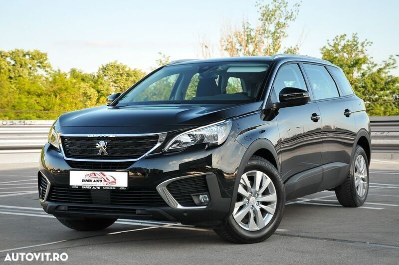 Negru Utilizat 2018 Peugeot 5008 Active Monovolum | 11.999 EUR - Imagine 1/4