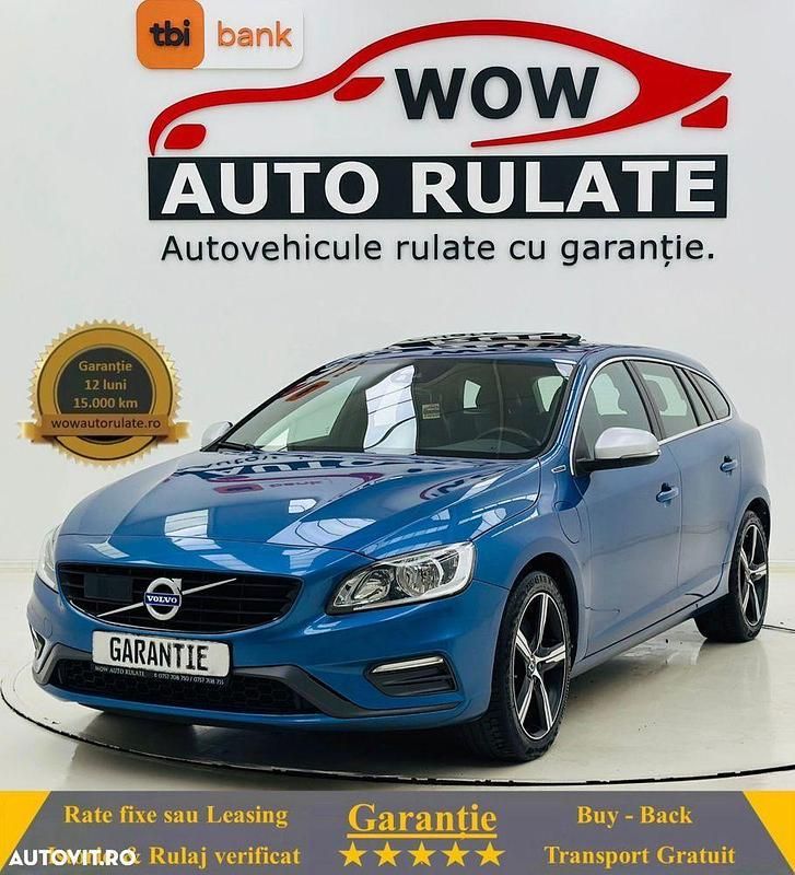 Albastru Utilizat 2018 Volvo V60 Break | 12.590 EUR (Preț bun) - Imagine 1/4