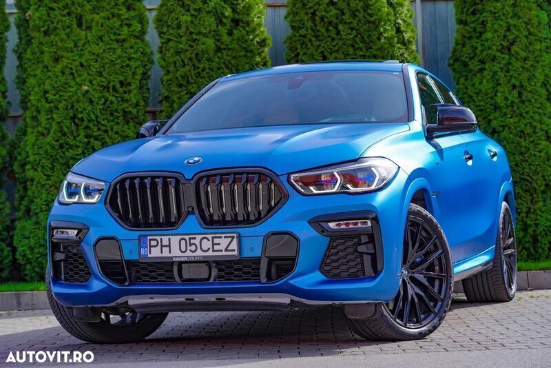 Albastru Utilizat 2020 BMW X6 M SUV | 65.900 EUR (Preț OK) - Imagine 1/4