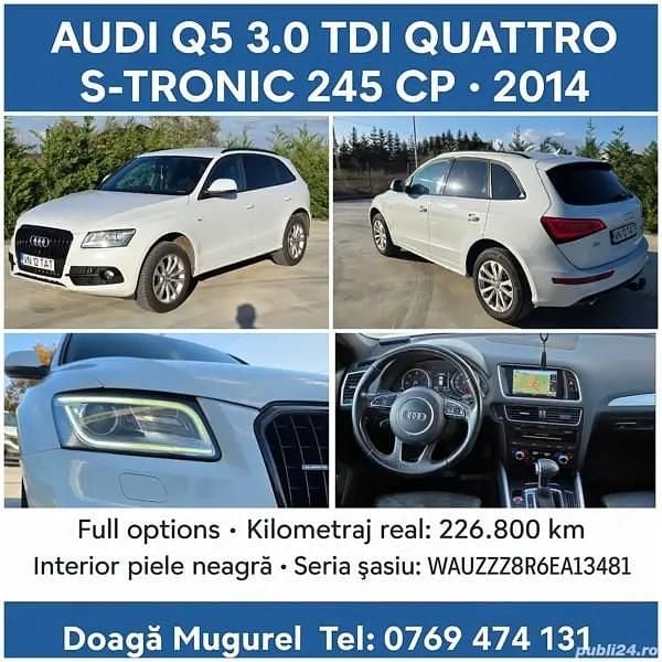 Alb Utilizat 2014 Audi Q5 SUV | 12.950 EUR (Super Preț) - Imagine 1/4